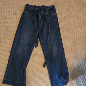 Womens Blue Jeans with Belt